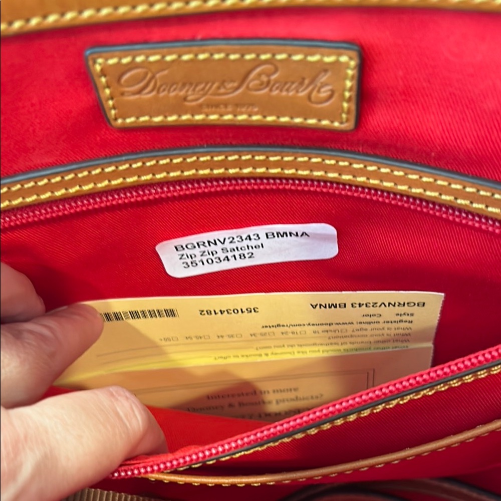 ✨NEW✨Dooney & Bourke NOVELTY GRETTA ZIP ZIP Satchel - Picture 16 of 16